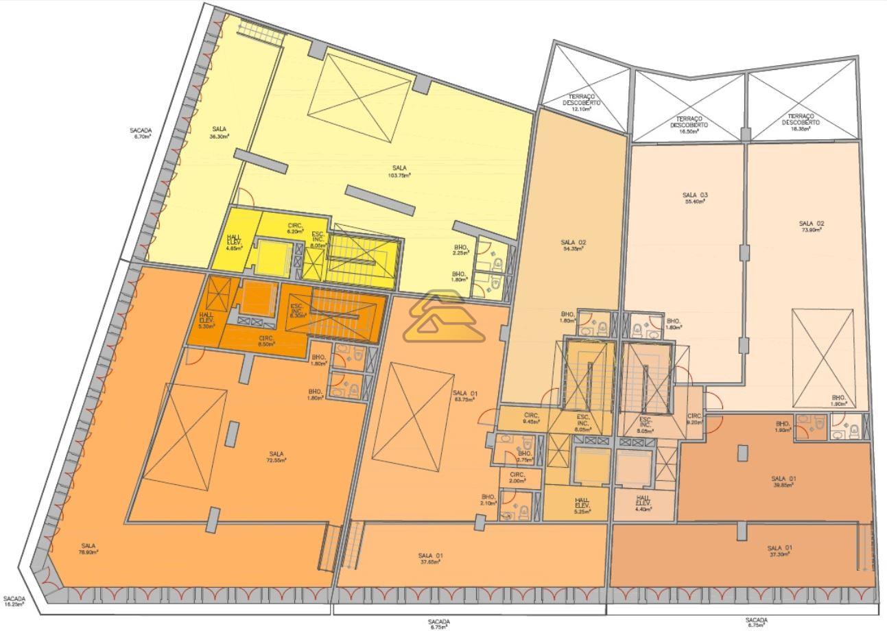 Conjunto Comercial-Sala para alugar, 99m² - Foto 6