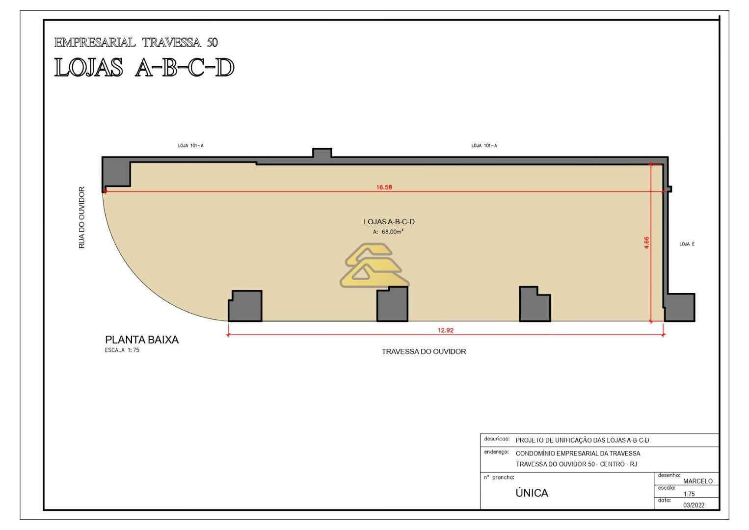 Loja-Salão para alugar, 82m² - Foto 2