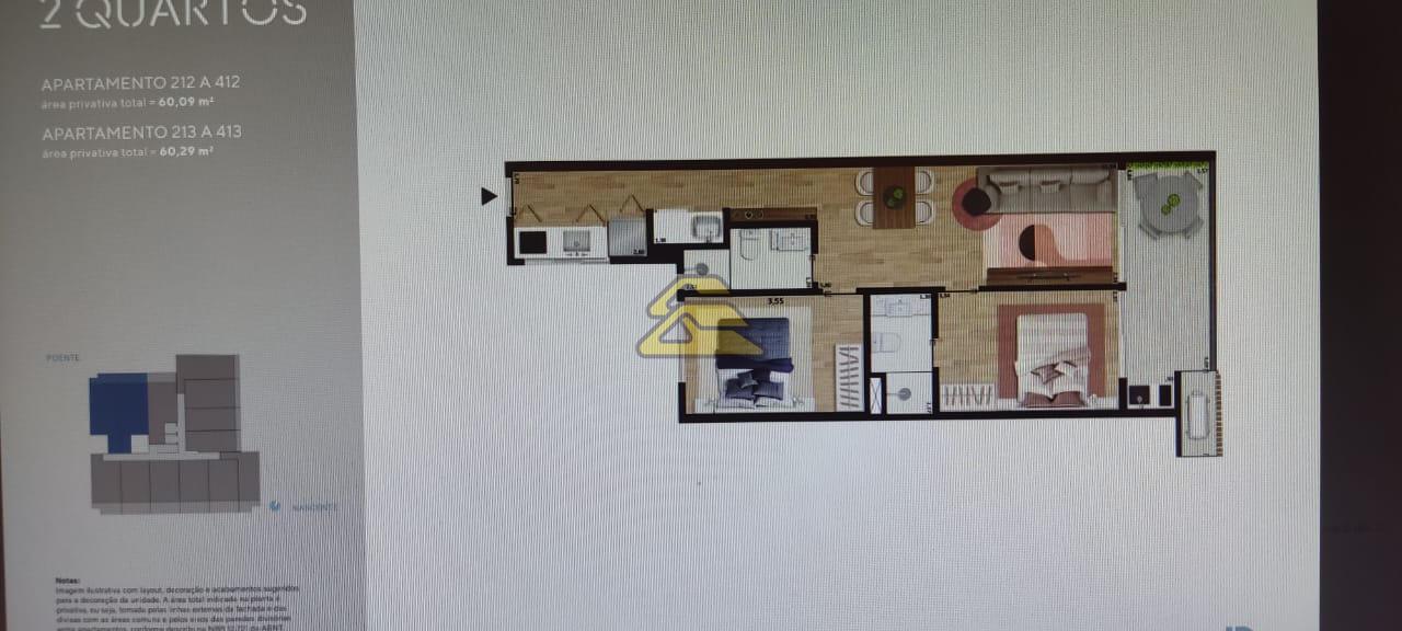 Apartamento à venda com 2 quartos, 60m² - Foto 20