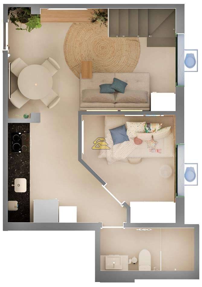 Apartamento à venda com 2 quartos, 68m² - Foto 31